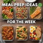 Meal Prep Ideas for the week