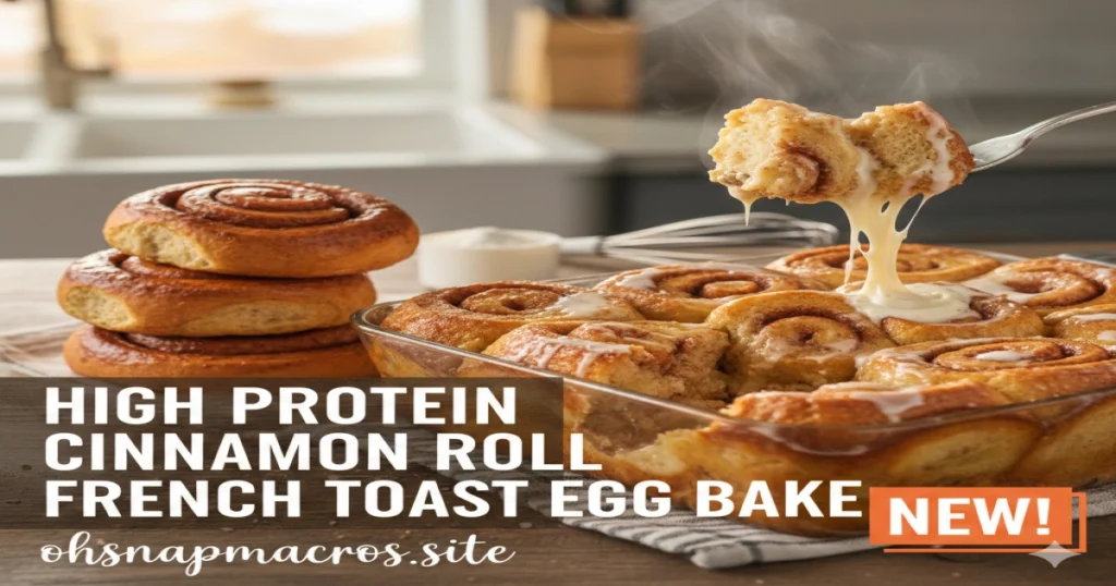 Cinnamon Roll French Toast Egg Bake