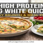 High Protein Egg White Quiche Recipe Easy Brunch & Meal Prep