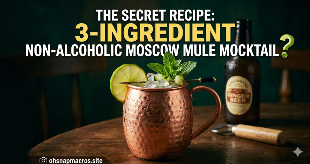 Non-Alcoholic Moscow Mule Mocktail