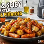 Sweet and Spicy Air Fryer Carrots and Potatoes